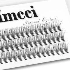 Kimcci 60 bundles / Case Natural False Eyelashes Extension Makeup 20P 3D Russian Individual Eyelashes Extension Mink Eyelashes