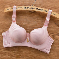 2024 New Girl's 8cm thickened Bra Steamed Bread Cup Adjustable Underwear No Mark No Steel Ring Breast Lingerie push up Bras