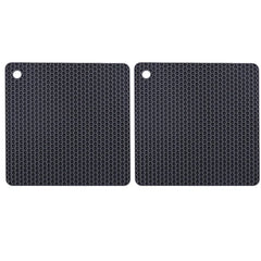 2/4 PCS Multifunction Heat Resistant Silicone Mat Drink Cup Coasters Nonslip Pads Pot Holder Table Placemat Kitchen Accessories