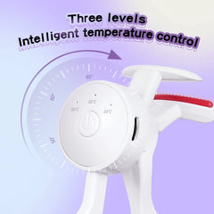 GECOMO Frameless Heated Eyelash Curler Intelligent Temperature Control Rechargeable Eyelash Long-lasting Curling Device