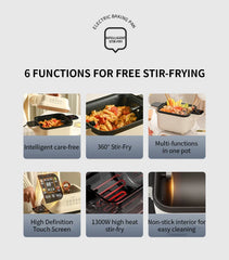 Stir Frying Machine Fully Automatic Home no supervision required Rotating Flip Intelligent Stir Frying Robot
