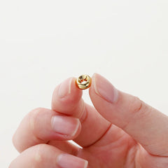 14K/18K Gold Plated 10-30Pcs 3/4/5/6/8mm Spacer Beads for DIY Necklace Bracelet Jewelry Making Supplies Accessories Wholesale