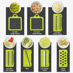 16/14 in 1 Multifunctional Vegetable Chopper Handle Food Grate Food Chopper Vegetable Slicer Dicer Cut Kitchen Items cocina