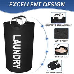 82L Dirty Clothes Basket Large Capacity Foldable Laundry Basket Clothes Storage Basket Multifunction for Laundry Room Dorm