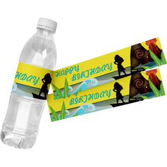 24pcs Disney Moana Water Bottle Wraps self-adhesive Sticker Label Baptism Baby Shower packing Birthday Party Decoration Supplies