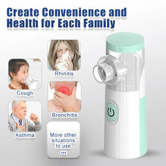 Medical Silent Mesh Nebulizer Handheld Asthma Inhaler Atomizer Children Health Care Mini Portable Nebulizer Humidifier