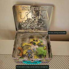 New TMNT Puzzle 24 Pieces Cartoon Animation Puzzle Children'S Puzzle Flat Paper Baby Birthday Gift Exquisite Iron Box Packaging