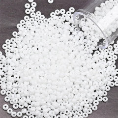12Grams/Tube 2mm Metallic Seed Beads Japanese Round Glass Seedbeads For DIY Needlework Dress Adornment Sewing 1200pcs