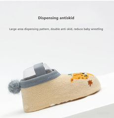 Spring Anti Slip Baby Socks Toddler Kids Floor Socks with Rubber Soles Autumn Newborn Baby Boy Girl Cartoon Cute Ball Warm Socks