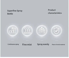 Spray bottle continuous high pressure water refill dilution fine mist atomizing spray bottle pressed refill water bottle size op