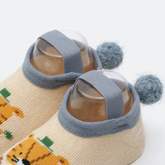 Spring Anti Slip Baby Socks Toddler Kids Floor Socks with Rubber Soles Autumn Newborn Baby Boy Girl Cartoon Cute Ball Warm Socks