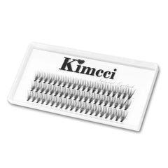 Kimcci 60 bundles / Case Natural False Eyelashes Extension Makeup 20P 3D Russian Individual Eyelashes Extension Mink Eyelashes