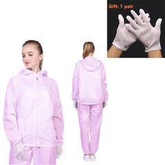 Isolation Split Type Work ClothesUnisex Reusable Anti-Static Safety Clothing With Pockets Dust-Proof Clean Paint Materials