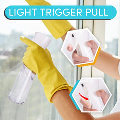 300ml Beauty Salon Continuous Spray Bottles Hairdressing Pressure Sprinkling Bottle Barbershop Hairstyling Atomizer Container