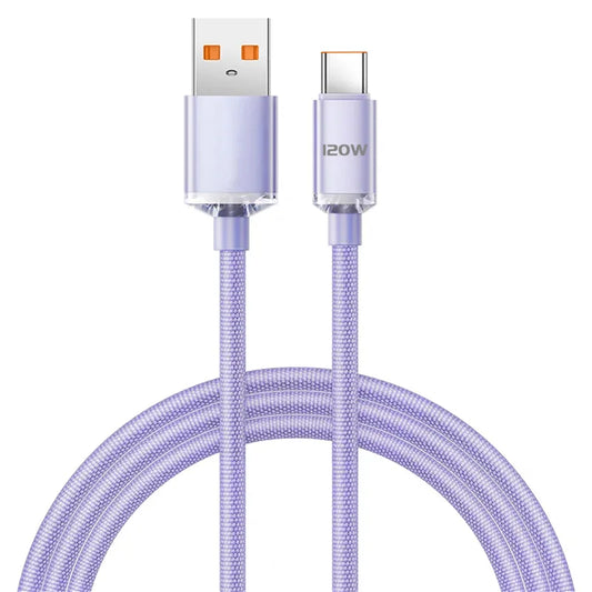 120W Type C Cable Super Fast Charger Cord Quick Charge USB C Cables Phone Charger For Samsung Xiaomi Huawei Oneplus POCO OPPO
