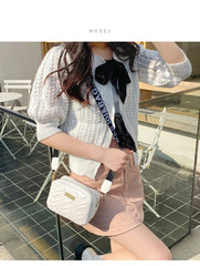 Fashion Solid Color Shoulder Bag Crossbody Bags for Women 2023 Leather Woven Bag Purse Female Designer Bags Handbags Women Bags