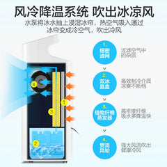 Air conditioner fan household air cooler cold fan refrigerator water air conditioner small mobile electric fan
