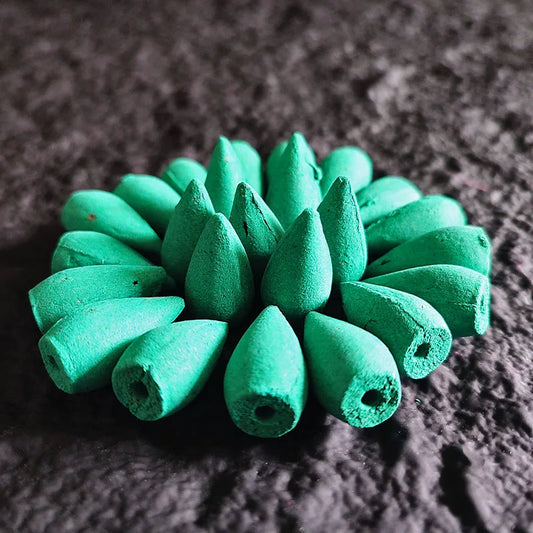 Y 10/20/50Pcs Natural Indian Cone Insence Rose Waterfall Reflux Tower Incense for Backflow Burner Home Tea Room Hotel Fragrance