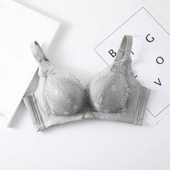 8cm Thickened Non-empty Cup Underwear Small Chest Gather Anti-sagging Hand-cup Bra Adjustable Bra Women