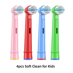 4/8PCS Replacement Brush Heads for Oral B Electric Toothbrushes Floss Cross Action 3D Pro White Precision Standard Daily Clean