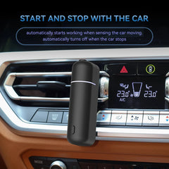 Car Aroma Diffuser Mini USB Rechargeable Scent Machine Fragrance Oil Car Air Freshener Essential Oil Diffuser Vent Clip