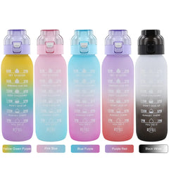 1000ML Air Flavored Water Bottle Sports Scented Water Bottle 0 Sugar Flavors Ring Water Cup With 7 Flavor Rods For Outdoor