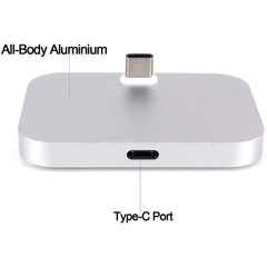 USB-C / Type-C Aluminum Alloy Desktop Station Dock Charger, 1