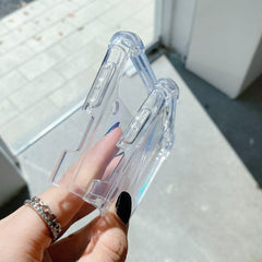 For Samsung Galaxy Z Flip3 5G Aurora PC + TPU Clear Four-corner Shockproof Protective Case