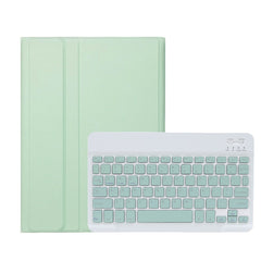 For iPad 11 2025 / 10th Gen 10.9 2022 A10B Lambskin Texture Ultra-thin Bluetooth Keyboard Leather Tablet Case with Pen Slot, A10B