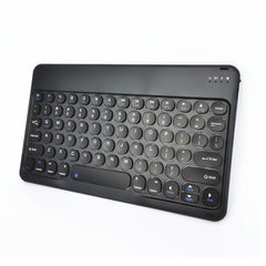 X3 10 inch Universal Tablet Round Keycap Wireless Bluetooth Keyboard, X3