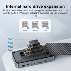 ORICO DPM2P9 M.2 Hard Disk Cassette with 10 in 1 HUB Multifunctional Docking Station