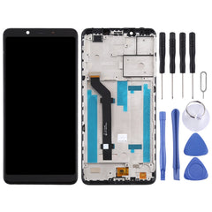 LCD Screen and Digitizer Full Assembly with Frame for Nokia 3.1 Plus TA-1118, For Nokia 3.1 Plus