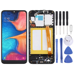 TFT Material LCD Screen and Digitizer Full Assembly With Frame for Samsung Galaxy A20e