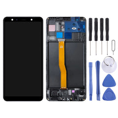 Original LCD Screen and Digitizer Full Assembly With Frame for Samsung Galaxy A7 (2018) SM-A750, For Samsung Galaxy A7 (2018)(Original)