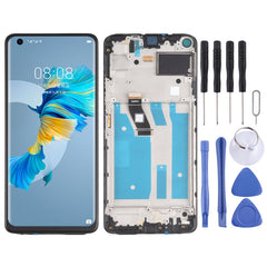 LCD Screen and Digitizer Full Assembly with Frame for Huawei Mate 40 Lite