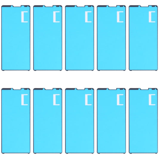 10 PCS Original Front Housing Adhesive for Sony Xperia 10 III / Xperia 10 II
