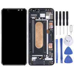 OLED Material LCD Screen and Digitizer Full Assembly with Frame for Asus ROG Phone 3 ZS661KS I003DD