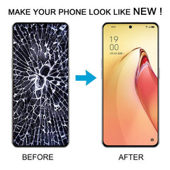 For OPPO Reno8 Pro 5G CPH2357 Original AMOLED Material LCD Screen with Digitizer Full Assembly