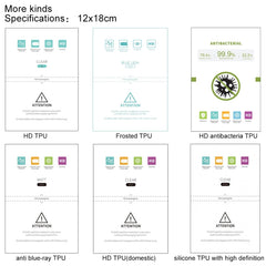 50 PCS F0004 Anti Blue Ray TPU Soft Film Supplies for Protector Cutter