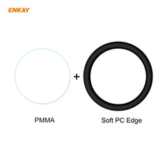 2 PCS ENKAY Hat-Prince 3D Full Screen Soft PC Edge + PMMA HD Screen Protector Film, For Huawei Watch GT 2 42mm, For Samsung Galaxy Active 2 40mm, For Samsung Galaxy Active 2 44mm, For Xiaomi Mi Band 4, For Fitbit Versa 2