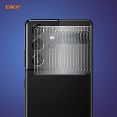 10 PCS ENKAY Hat-Prince 0.2mm 9H 2.15D Round Edge Rear Camera Lens Tempered Glass Film Protector, For Samsung Galaxy S21(10 PCS), For Samsung Galaxy S21+(10 PCS), For Samsung Galaxy S21 Ultra(10 PCS)