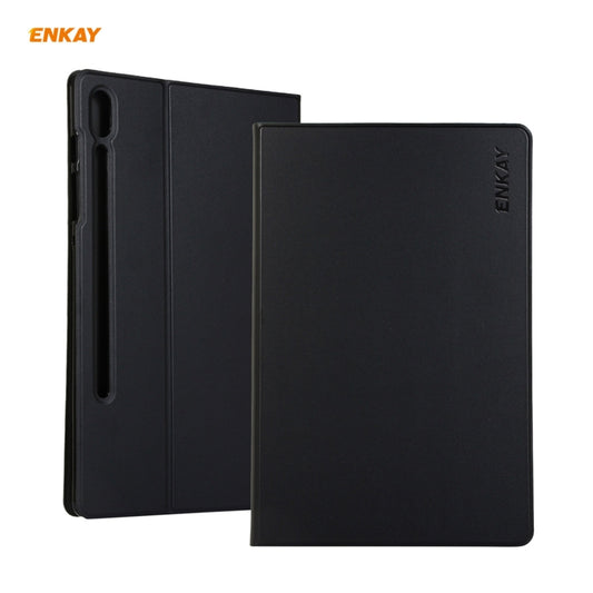 For Samsung Galaxy Tab S7 11.0 T870 / T875 ENKAY Horizontal Flip PU Leather + TPU Smart Case with Holder & Sleep / Wake-up Function, For Samsung Galaxy Tab S8 / Galaxy Tab S7 11.0 T870