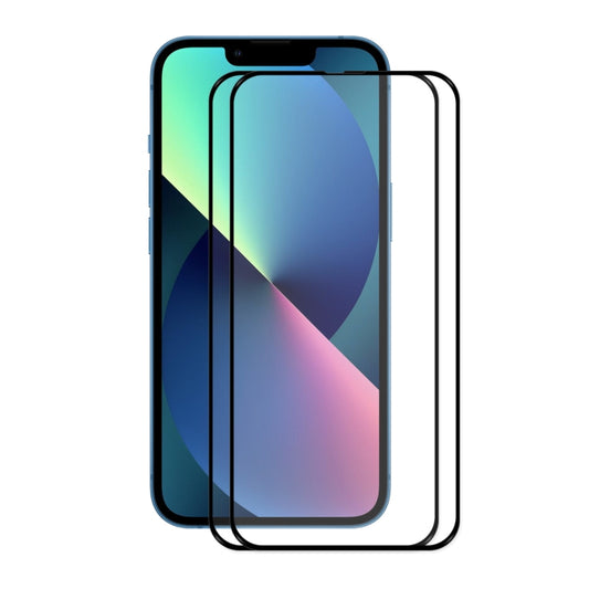 2 PCS ENKAY Hat-Prince Full Glue 0.26mm 9H 2.5D Tempered Glass Screen Protector Full Coverage Film, For iPhone 13 mini 2pcs, For iPhone 13 / 13 Pro 2pcs, For iPhone 13 Pro Max 2pcs
