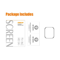 1 PCS ENKAY Hat-Prince 3D Full Coverage Soft PC Edge + PMMA HD Screen Protector Film For Apple Watch Series 9 / 8 / 7 45mm