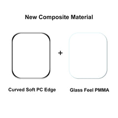 For Apple Watch Series 9 / 8 / 7 41mm ENKAY Hat-Prince 3D Full Coverage Soft PC Edge + PMMA HD Screen Protector Film