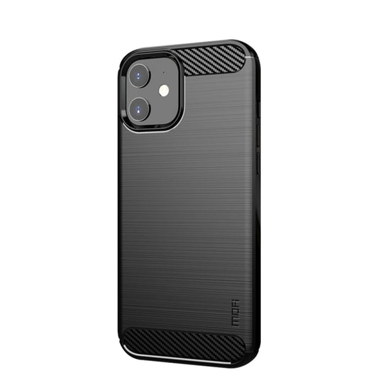 MOF Gentleness Series Brushed Texture Carbon Fiber Soft TPU Case, For iPhone 12 mini, For iPhone 12 / 12 Pro, For iPhone 12 Pro Max, For iPhone?12 / 12 Pro