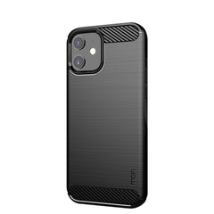 MOF Gentleness Series Brushed Texture Carbon Fiber Soft TPU Case, For iPhone 12 mini, For iPhone 12 / 12 Pro, For iPhone 12 Pro Max, For iPhone?12 / 12 Pro