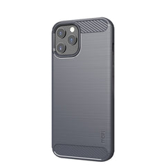 MOF Gentleness Series Brushed Texture Carbon Fiber Soft TPU Case, For iPhone 12 mini, For iPhone 12 / 12 Pro, For iPhone 12 Pro Max, For iPhone?12 / 12 Pro