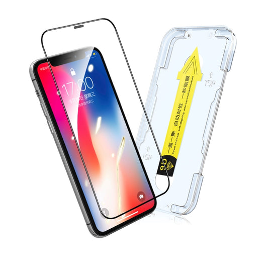 ENKAY Quick Stick Tempered Glass Film, For iPhone 11 Pro / X / XS, For iPhone 11 / XR, For iPhone 11 Pro Max / XS Max