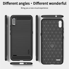 MOFI Gentleness Brushed Carbon Fiber Soft TPU Case, For LG K22 / K22 Plus, For LG K42, For LG K52 / K62 / K62+ / Q52 / Q62, For LG K92, For Google Pixel 6A, For Motorola Moto G51  5G